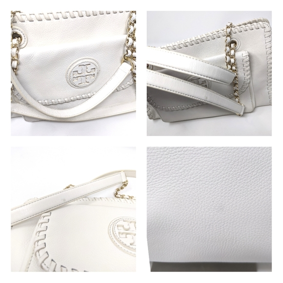 🦄 RARE🎉HPx4🎉 Tory Burch Marion Bag Shoulder Chain Tote 🎉🦄Rare! LIMITED ED! - Picture 4 of 16